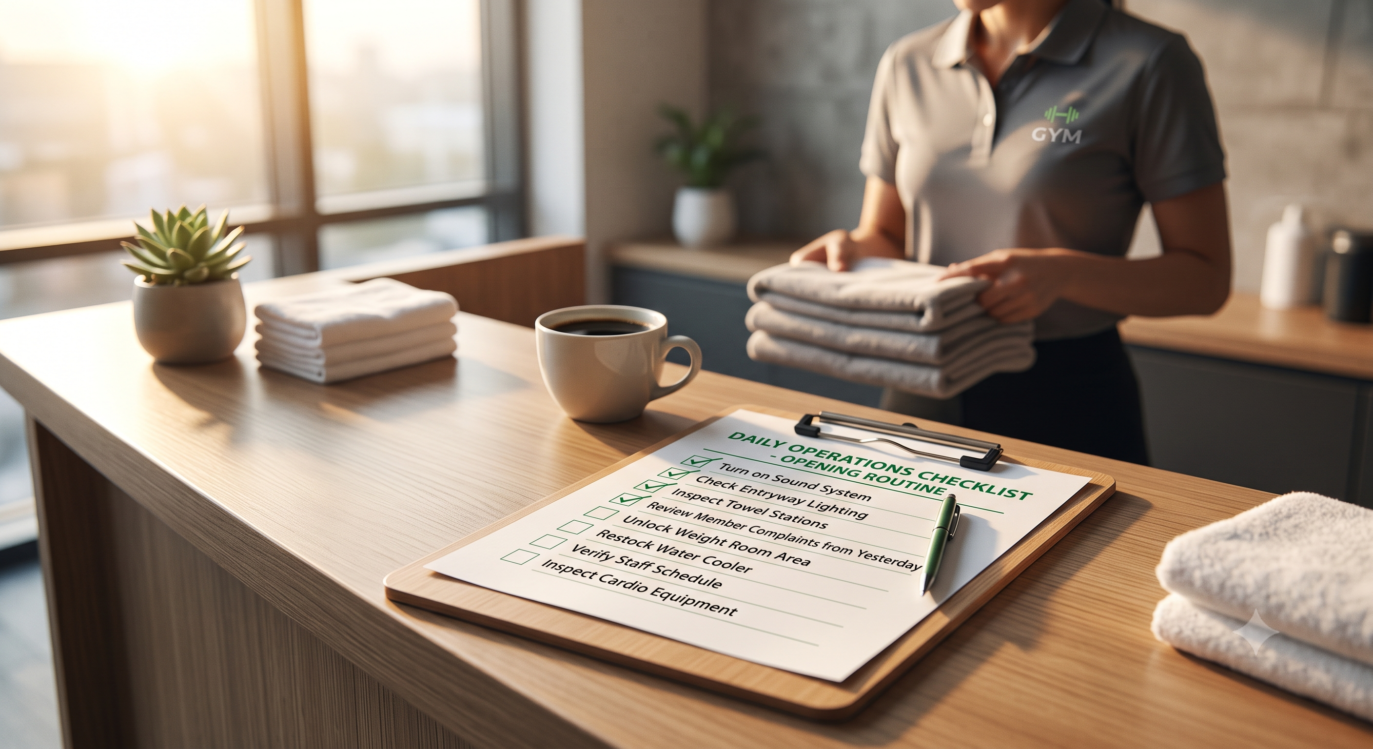 The front-desk checklist every gym should run daily